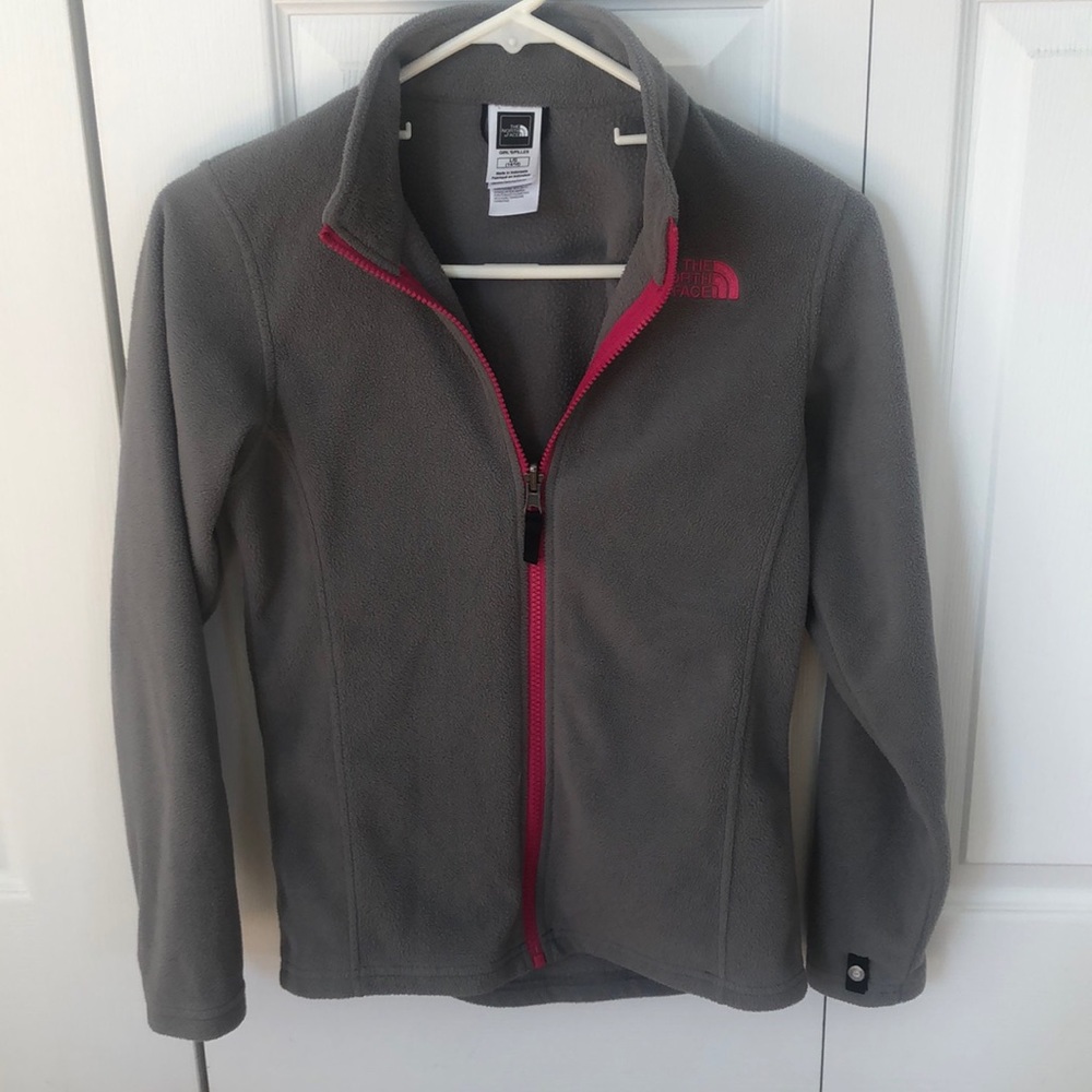 Gray fleece North face fleece
